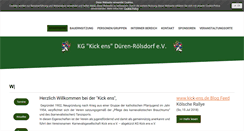 Desktop Screenshot of kick-ens.de